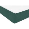 Box spring postel s matrací 80x210 cm samet [3317341] (Barva Tmavě moddrá)