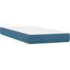 Box spring postel s matrací 80x210 cm samet [3317341] (Barva Tmavě moddrá)