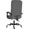 Masážní polohovací kancelářské křeslo textil [349675] (Barva Světle šedá)