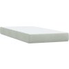 Box spring postel s matrací 80x210 cm samet [3317148] (Barva Tmavě zelená)