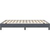 Postel Box Spring bez matrace 160x210 cm samet [3315832] (Barva Tmavě šedá)