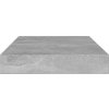 Nástěnné police 4 ks 100x10x1,5 cm kompozitní dřevo [805370] (Barva Betonová šedá)