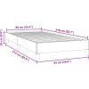 Postel Box Spring bez matrace 90x210 cm samet [3315809] (Barva Černá)