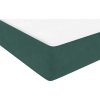 Box Spring Postel s matrací 90x220 cm Samet [3316434] (Barva Tmavě zelená)