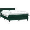 Box spring postel s matrací 160x220 cm samet [3316456] (Barva Tmavě šedá)