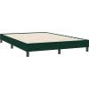 Box spring postel s matrací 160x220 cm samet [3316456] (Barva Tmavě šedá)