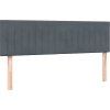 Box spring postel s matrací 160x220 cm samet [3316456] (Barva Tmavě šedá)
