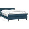 Box spring postel s matrací 160x220 cm samet [3316456] (Barva Tmavě šedá)
