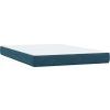 Box spring postel s matrací 160x220 cm samet [3316456] (Barva Tmavě šedá)