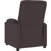 Masážní křeslo textil [339117] (Barva Tmavě hnědá)