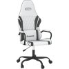 Masážní herní židle umělá kůže [345543] (Barva Bílá a černá)