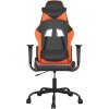 Herní židle umělá kůže [3143647] (Barva Černá a oranžová)