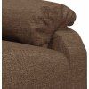 Polohovací křeslo textil [340179] (Barva Hnědá)