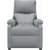 Polohovací křeslo textil [340179] (Barva Hnědá)