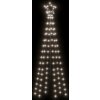 Vánoční stromek kužel 108 ch LED diod 70 x 180 cm [343486] (Barva Teplá bílá)
