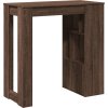 Barový stůl s regály 102 x 50 x 103,5 cm kompozit [854363] (Barva dub artisan)