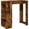 Barový stůl s regály 102 x 50 x 103,5 cm kompozit [854363] (Barva dub artisan)