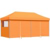 skládací nůžkový party stan 3 x 6 m [4004953] (Barva orange (blue frame))