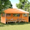 skládací nůžkový party stan 3 x 6 m [4004953] (Barva orange (blue frame))
