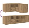 Rohová skříňka 160 x 40 x 45 cm kompozitní dřevo [3307821] (Barva dub sonoma)