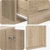 Rohová skříňka 160 x 40 x 45 cm kompozitní dřevo [3307821] (Barva dub sonoma)