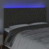 Čelo postele s LED 180x7x118/128 cm samet [3122825] (Barva Růžová)