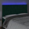 Čelo postele s LED 180x7x118/128 cm samet [3122825] (Barva Růžová)