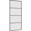 Posuvné dveře se sadou kování 90x205 cm ESG Glass [3375799] (Barva Černá)