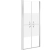 Sprchové dveře polomatné ESG (68–71) x 190 cm [148785] (Barva Stříbrná)