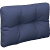 Podušky na palety 2 ks textil [378081] (Barva Námořnická modrá)