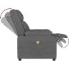 Masážní křeslo textil [348121] (Barva Tmavě šedá)