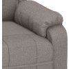 Polohovací křeslo textil [348116] (Barva Taupe)