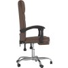 Polohovací kancelářská židle umělá kůže [349698] (Barva Hnědá)