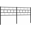 Kovové náhradní čelo postele 180 cm [355695] (Barva Černá)