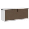 Lavice do předsíně "BODO" 114x40x45 cm [4016870] (Barva Bílo-hnědá)