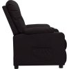 Polohovací křeslo umělá kůže [339122] (Barva Černá)