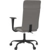 Kancelářská židle výškově nastavitelná textil [353018] (Barva Tmavě šedá)