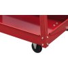 Dílenské vozíky na nářadí se 3 policemi 2 ks [140157] (Barva Červená)