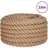 Jutové lano 10 m dlouhé 40 mm silné [153776] (Barva Přírodní)