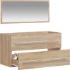 2dílný set koupelnového nábytku dřevotříska [833881] (Barva dub sonoma)