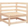 Zahradní pohovka 2místná masivní dřevo douglasky [837942] (Barva Přírodní borovice)