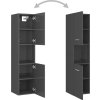 Set koupelnového nábytku dřevotříska [3324880] (Barva Betonová šedá)