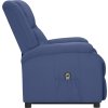 Zvedací křeslo textil [3100366] (Barva Modrá)