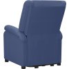 Zvedací křeslo textil [3100366] (Barva Modrá)