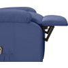 Zvedací křeslo textil [3100366] (Barva Modrá)