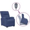Zvedací křeslo textil [3100366] (Barva Modrá)