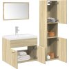 Set koupelnového nábytku dřevotříska [3324993] (Barva dub sonoma)