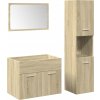 Set koupelnového nábytku dřevotříska [3324993] (Barva dub sonoma)