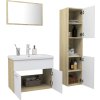 Set koupelnového nábytku dřevotříska [3324993] (Barva dub sonoma)