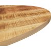Stolní deska 110x50x2,5 cm oválná masivní mangovníkové dřevo [370823] (Barva Hrubé mangovníkové dřevo (přírodní))